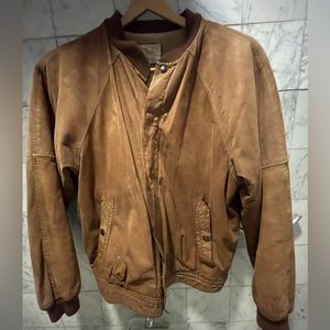 Carapace Men’s Tan Leather Vintage Jacket